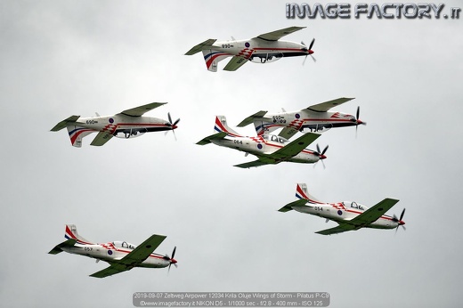 2019-09-07 Zeltweg Airpower 12034 Krila Oluje Wings of Storm - Pilatus P-C9